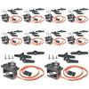 10PCS DM90S 9g Micro Servo Motor Metal Gear Motor Small Mini Servos Kit for RC Robot Arm Helicopter Airplane Car Boat Controls with Cable for Arduino Project view 1