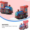 TOYANDONA Tin Locomotive Wind up Toys Windup Toys Train Wind- up Toy Wind up Toy Boat Motor Tin Toys Vintage Wind- up Kids Toys Mini Toys Kid Toy Wind-up Toy Tinplate Iron Sheet Clock Child view 4