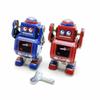 Charmgle Mini Retro Wind-up Robot Toy Clockwork Walking Model Machine Toys Adult Collection Home Decoration Red view 2