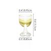 Odoria 1/12 Miniature Wine Glasses 4Pcs Dollhouse Decoration Accessories, White Wine view 4
