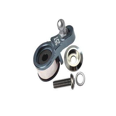 GPM Upgrades Aluminum 6061-T6 Servo Horn W. Built-in Spring (for Locking Diff) 1/10 TRX4 Defender Trail Crawler82056-4/ TRX6 Mercedces-Benz G-63 Mag 6X688096-4 RC Car (Gray)