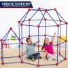 OleFun 180 Pack Fort Building Kits for Kids 4, 5, 6, 7, 8+ Year Old Boys & Girls, Creative STEM Building Toys for DIY Castles, Tunnels, Play Tent, Ideal Gifts for Aged 5-8 view 4