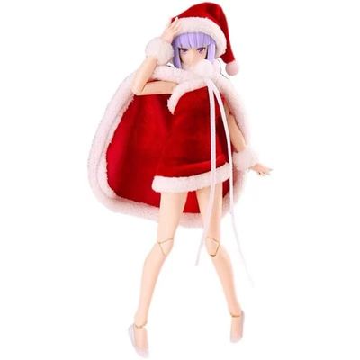 1/12 Scale Female Clothes,Female Christmas Suit Hoodie Sweater Skirt Costume Outfit Clothing for 6inch PH TBL Action Figure Body (A)