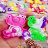 Roaqua 30 Frog Fidget Pop Gifts Prizes For Kindergarten Kids,Bulk Mini Birthday Graduation Summer Party Favors for Classroom students view 3