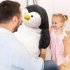 ARELUX Giant 22in Big Penguin Plush Large Stuffed Animal Hugging Pillow: Soft Jumbo Sleeping Body Warm Fluffy Pillow Adorable Chubby Plushie Toy Gifts for Boys Girls view 2