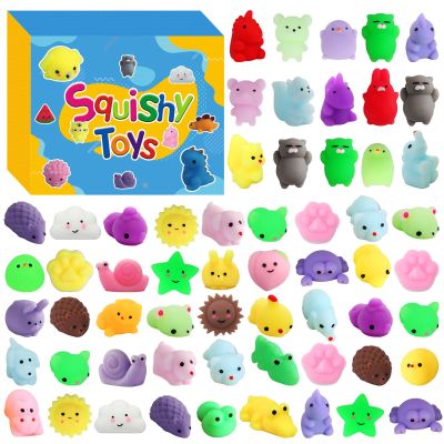 200 Pcs Mochi Squishy Toys, Kawaii Squishies Bulk Party Favors for Kids 4-8 8-12 Boys Girls Toddlers Teens, Gifts for Easter Basket Stuffers Egg Fillers Birthday Classroom Prizes Goodie Bag Stuffers