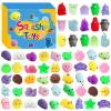 200 Pcs Mochi Squishy Toys, Kawaii Squishies Bulk Party Favors for Kids 4-8 8-12 Boys Girls Toddlers Teens, Gifts for Easter Basket Stuffers Egg Fillers Birthday Classroom Prizes Goodie Bag Stuffers view 1