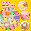 200 Pcs Mochi Squishy Toys, Kawaii Squishies Bulk Party Favors for Kids 4-8 8-12 Boys Girls Toddlers Teens, Gifts for Easter Basket Stuffers Egg Fillers Birthday Classroom Prizes Goodie Bag Stuffers view 4