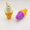 LONG XIN SERIES 2 Pcs Simulated Ice Cream Artificial Lifelike Ice Cream Fake Ice Cream Food Model for Home Kitchen Cabinet Desk Shops Party Decor Sample Display Photography Props (White Purple) view 3