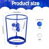 3 Pack Head Hoop Basketball Party Game for Kids and Adults Carnival Games Adjustable Basket Net Headband with 40 Balls for Birthday Party Basket Head Game Family Indoor Outdoor Fun Activities view 2