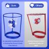 3 Pack Head Hoop Basketball Party Game for Kids and Adults Carnival Games Adjustable Basket Net Headband with 40 Balls for Birthday Party Basket Head Game Family Indoor Outdoor Fun Activities view 3
