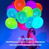 100 Pcs UV Neon Balloons, Blacklight Reactive Fluorescent Balloons 80s Theme Party Decorations Glow in the Dark for Birthday, Wedding, Neon Party, Glow Party Decorations Supplies view 4