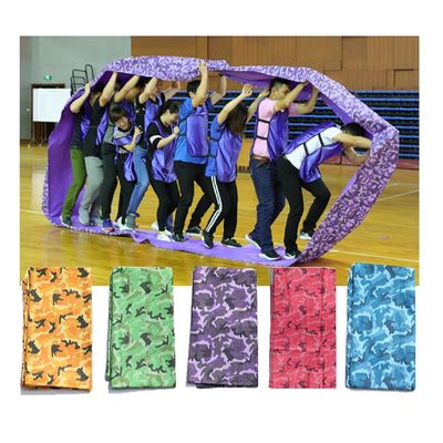 5PCS Field Game Teamwork Games Playing Run Mat, Durable | Tear Resistant | Waterproof Oxford Fabric, with Storage Bag (Size : Kids-6M/20FT)