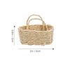 3pcs 1:12 Scale Mini House Storage Basket Wicker Basket for Dollhouse Decor view 2