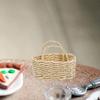 3pcs 1:12 Scale Mini House Storage Basket Wicker Basket for Dollhouse Decor view 3