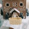 3pcs 1:12 Scale Mini House Storage Basket Wicker Basket for Dollhouse Decor view 4