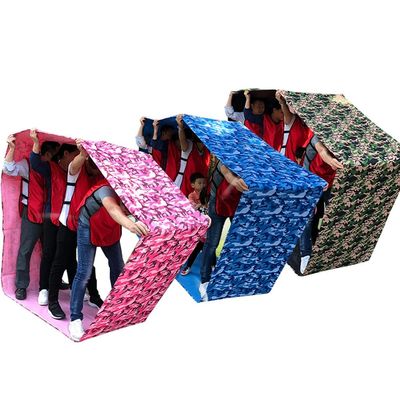 3PCS Outdoor Party Teamwork Games Playing Run Mat, Adult Kids Group Collaboration Fun Sports Games Waterproof Oxford Cloth Mats (Size : Kids-6M/20FT)