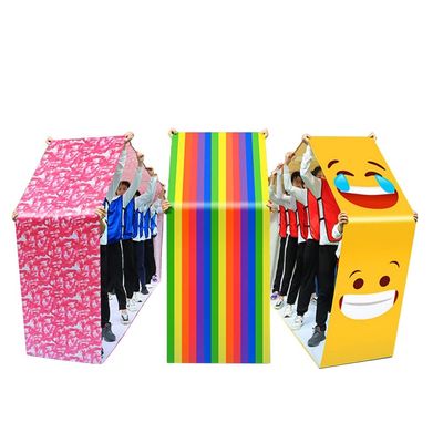 3PCS Outdoor Teamwork Games Playing Run Mat, Adult Kids Team Building Team Collaboration Game Rolling Running Mat (Size : Kids-8M//26FT)
