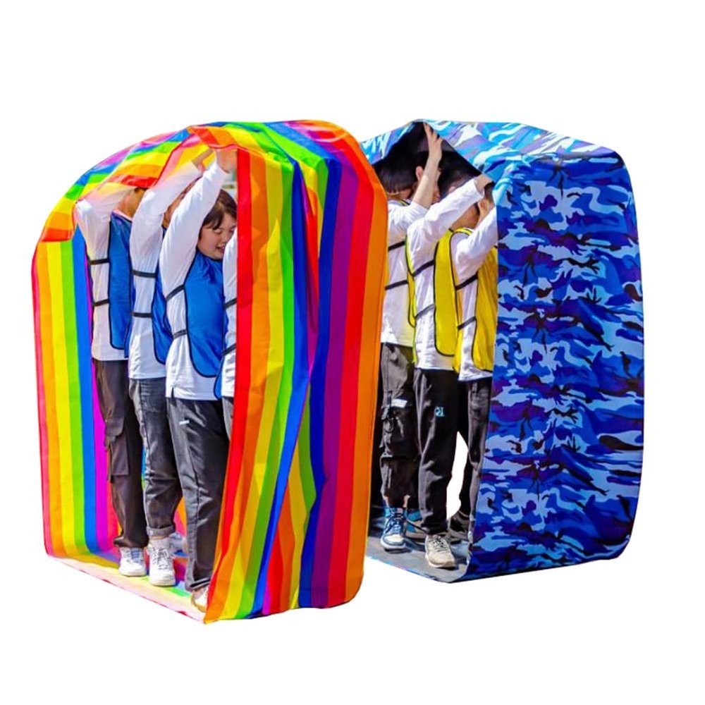 2PCS Indoor Outdoor Teamwork Games Playing Run Mat, Adult Kids Group Collaboration Fun Running Game Rolling Running Mat (Size : Kids-8M//26FT)