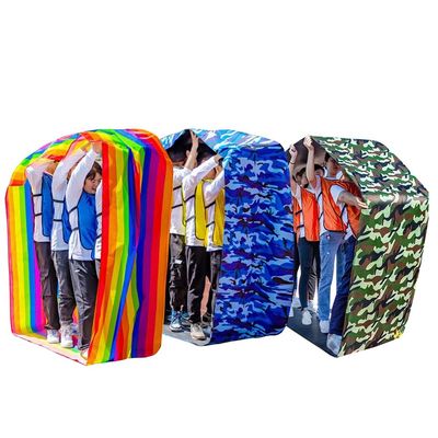 3PCS Outdoor Party Teamwork Games Playing Run Mat, Team Building Activities Group Collaboration Fun Sports Games Oxford Cloth mats (Size : Adult-20M/26FT)