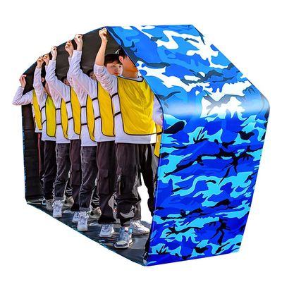 Oxford Fabric Teamwork Games Playing Run Mat for Group Building Expansion Activities Parent-Child Games Sports Games (Color : 2#, Size : Adult-20M/26FT)