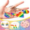 Kigeli 60 Valentine's Day Gift Gay Pride Rainbow Keychain Gift Lgbtq Pride Trinkets Accessories Bulk Gay Stuff Keyring (Classic) view 4