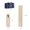 Wooden Throwing Game Set, 12 Numbered Block Tossing Game with Wooden Box, Outdoor Backyard Game for Kids Adults Family, Floor Games for School Field Day Lawn Beach Park view 2