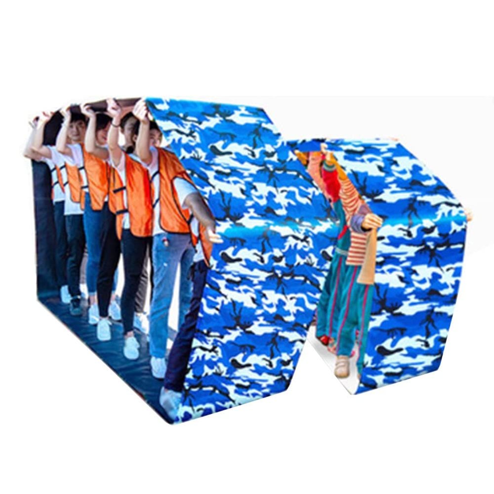 2PCS Fun Competition Teamwork Games Playing Run Mat, 4-20M Rugged | Durable | Waterproof Oxford Cloth Game Rolling Running Mat (Size : Kids-4M/13FT)