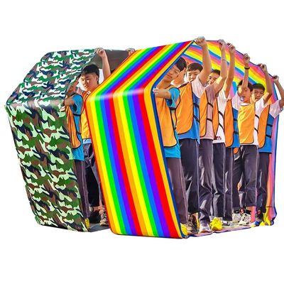 2PCS Outdoor Teamwork Games Playing Run Mat for Group Building Expansion Activities, Parent-Child Games, Sports Games (Size : Kids-8M//26FT)