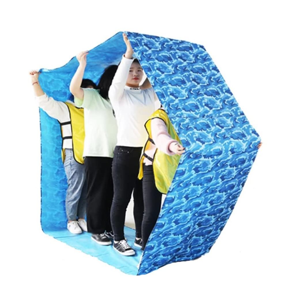 Indoor Outdoor Teamwork Games Playing Run Mat, Promote Friendly Communication, Wear-Resistant | Tear Resistant | Waterproof Oxford Cloth (Size : Adult-11M//36FT)