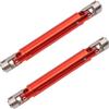 2Pcs Center Driveshafts for Redcat Gen 8 V2 Dive Shafts Upgrades Parts Everest Gen8 Scout II RER11415 Red view 1