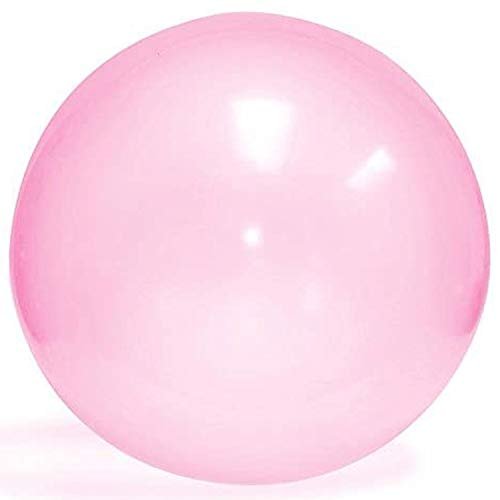 Bubble ball Summer TPR Decompression Super Large Inflatable Balloon Water Injection Bubble Ball Toy (yellow, 120CM)