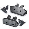 AXSPEED Aluminum Black Front & Rear Bumper Set for 1/8 Sledge 95076-4 RC Truck Upgrade view 1