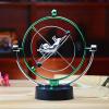 FIShang Desktop Eternal Toy - Perpetual Motion Desk Toy for Home and Office Decoration with Kinetic Energy and Galton Board (White) view 1
