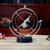 FIShang Desktop Eternal Toy - Perpetual Motion Desk Toy for Home and Office Decoration with Kinetic Energy and Galton Board (White) view 3