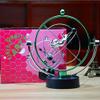 FIShang Desktop Eternal Toy - Perpetual Motion Desk Toy for Home and Office Decoration with Kinetic Energy and Galton Board (White) view 4