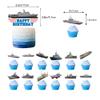 38Pcs Battleship Theme Naval Party Supplies - Happy Birthday Banner, Latex Balloons, Cupcake Toppers, Nautical Decorations for Kids Family view 4