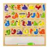 Arabic Alphabet Wooden Puzzles for Toddlers, Learn Arabic Alphabet Words for Kids, Arabic Toys Montessori Educational Letters Puzzles view 2