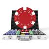 HEITOK Poker Chips, 500PCS Poker Chip Set with Aluminum Travel Case, Waterproof of 11.5 g Poker Set for Texas Holdem Blackjack Gambling view 1