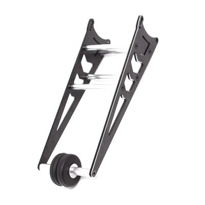 Aluminum Alloy Tail Wheel Head-up Wheelie Bar 5-Height Level Rustler Bandit RC Car for 1/10 Traxxas Slash 2WD LCG Accessory Part