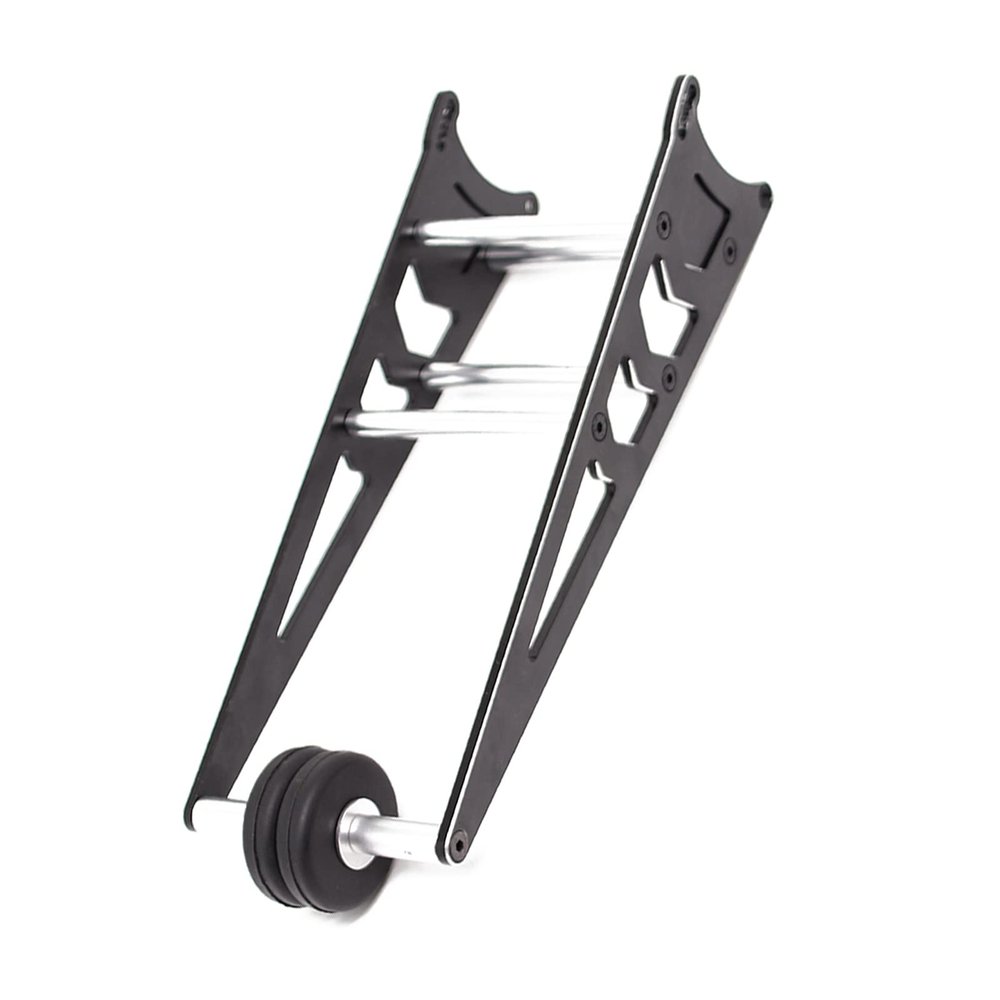 Aluminum Alloy Tail Wheel Head-up Wheelie Bar 5-Height Level Rustler Bandit RC Car for 1/10 Traxxas Slash 2WD LCG Accessory Part