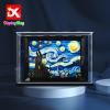 Acrylic Display case Compatible with Vincent Van Gogh-The Starry Night 21333 (Model Set is not Included) (Custom Background) view 4
