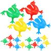 Toddmomy 16pcs Plastic Frogs Toy,Jumping Leap Frogs Toy Pressing Bouncing Frogs Toys or Boys and Girls Party Favors view 1