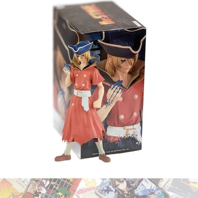 Banpresto Ryusui Nanami [A]: 18cm Figure of Stone World Statue Figurine Bundled with 1 A.C.G. Compatible Theme Trading Card (18826)