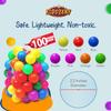Tunnel and Ball Pit Play Tent | 3pc Pop Up Toddler Gym Tunnels with Tents for Kids, Toddlers, Infants Boys & Girls | Indoor & Outdoor Gift Game | Baby Crawling Pits for Playground (100 Balls Included) view 2