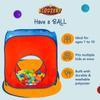 Tunnel and Ball Pit Play Tent | 3pc Pop Up Toddler Gym Tunnels with Tents for Kids, Toddlers, Infants Boys & Girls | Indoor & Outdoor Gift Game | Baby Crawling Pits for Playground (100 Balls Included) view 3