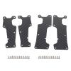 Carbon Fiber Dust-Proof Rear Suspension Arm Protection Plate Cover for Traxxas 1/8 4WD Sledge Monster Truck RC Set Black view 1