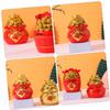 2pcs Bag Piggy Banks Red Resin Change Jars for Boys and Girls Multi-Functional Storage Decorative Home Decor Present for Families view 3