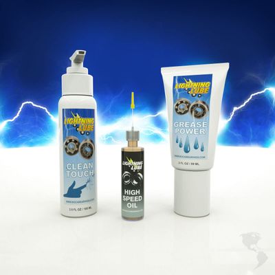 Boca Bearing Cleaning and Lubrication Kit - Ceramic Bearing, Fishing Reel, Baitcaster, Motorcycle, R/C, Drone and Bicycle Kit