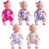 Sweet Dolly Baby Doll Accessories 5 Set Baby Doll Clothes and Headbands for 14-18 Inch Dolls, 10 PCs in Total view 1